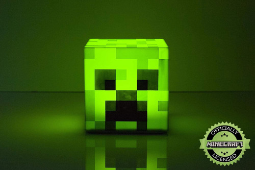 Minecraft Creeper Led Leach Limper Lamper Del Ampleza Ligtor