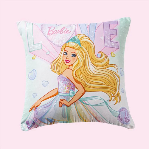 Cojín Decorativo Barbie Princess Poliéster Concord Color Multicolor