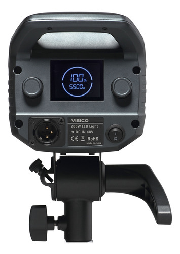 Iluminador Luz Led Cob 5500k Fx Led-200st Visico M/bowens