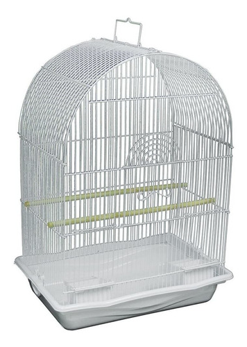 Prevue Pets White Arched Top Companion Bird Cage By Prevue P