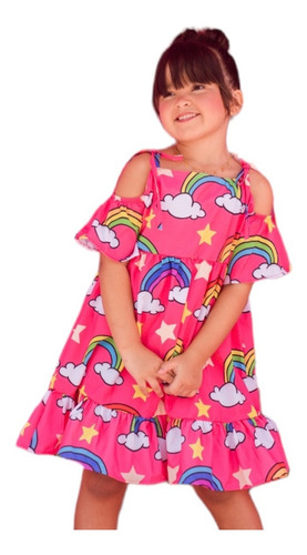 Imagem 1 de 6 de Vestido Infantil Juvenil Festa Mini Diva Blogueirinha