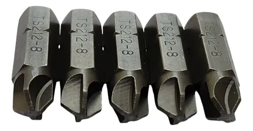 Bits Torq-set Ts8 X 25mm. Apex Ts212-8. Encaixe 1/4. Usa