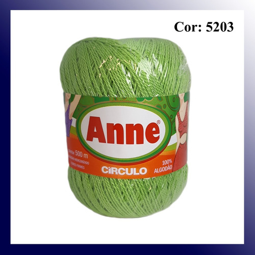Linha Anne 500 Circulo Cor 5203 - Greenery