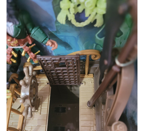Barco Pirata Chap Mei Con Figuras Gigante Original Realista
