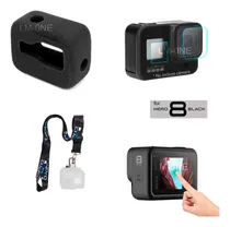 Comprar Funda Anti Viento+ Strap+ Micas Para Gopro Hero 8 Black