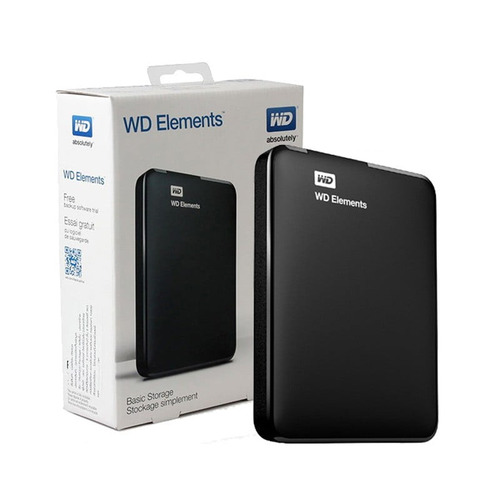 Imagen 2 de 3 de Disco duro externo Western Digital WD Elements Portable WDBU6Y0020BBK 2TB negro