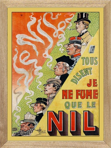 Cigarrillos , Cuadros ,  Poster , Publicidades          B624