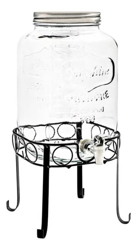 Dispensador Para Agua De Vidrio 8 Litros Home Color Transparente