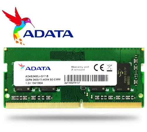Memória Ram Para Notebook Adata 8gb 2666mhz Ddr4