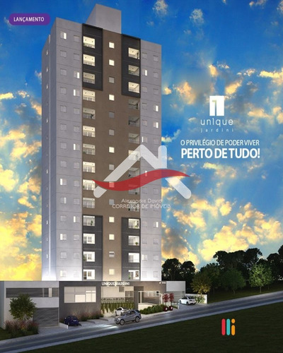 Imagem 4 de 11 de Unique Jardini. Apartamento Studio. 40 M². 1 Dormit. C/ Suíte. Varanda Grill. Porcelanato. Salão De Festas, Esp. Funcional. Garagem Coberta - Ap00169 - 69879422