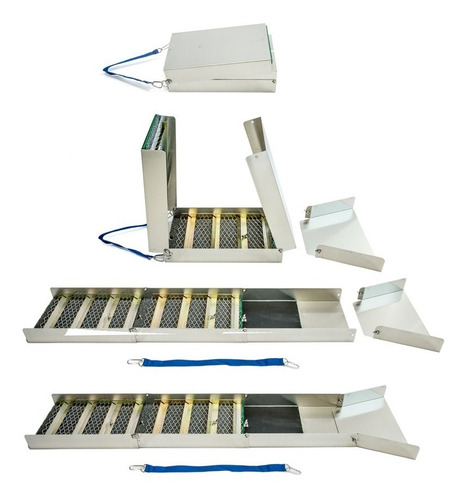 Sluice Box Draga Alfombra Lavar Oro Criba Canaleta T. Fisica