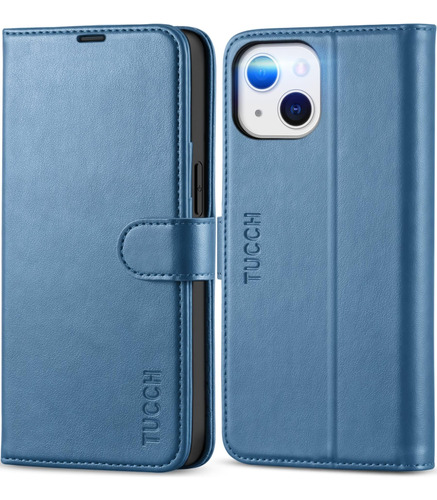 Tucch Funda Para iPhone 13 Funda Tipo Cartera 5g, Ranura De