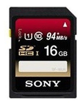 Memoria Sony Sd 16 Gb Clase 10 94mbs Ultra Rápida