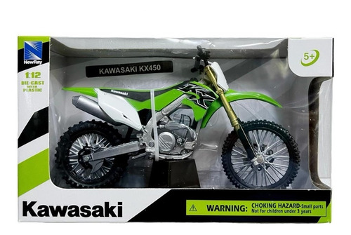 Kawasaki Kx450 Motocross Escala 1/12 Newray