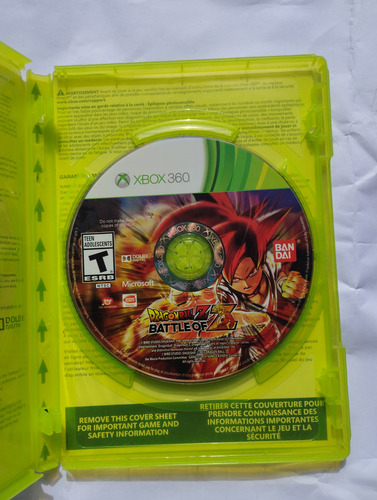 Dragon Ball Z Battle Of Z Xbox 360 (Usado)