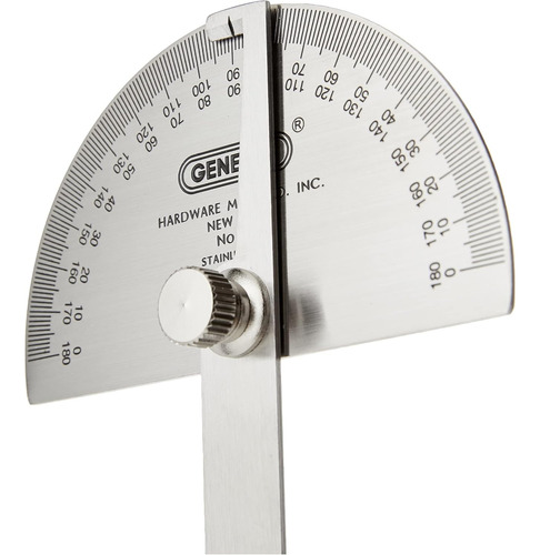General Tools Transportador Angular De Acero Inoxidable Con