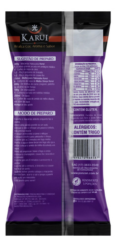 Macarrão para Yakissoba Largo Karui Japonesa Pacote 500g