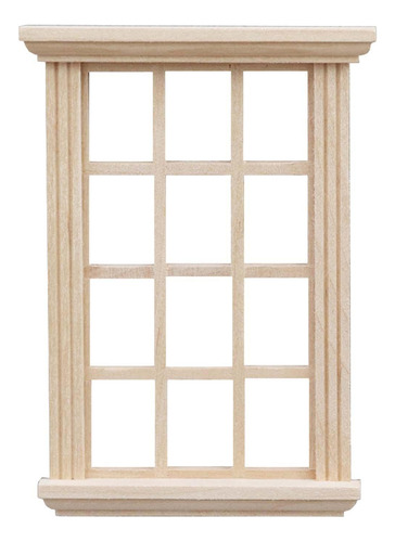 6 Muebles Para Casa De Muñecas, Marco De Ventana, Mini