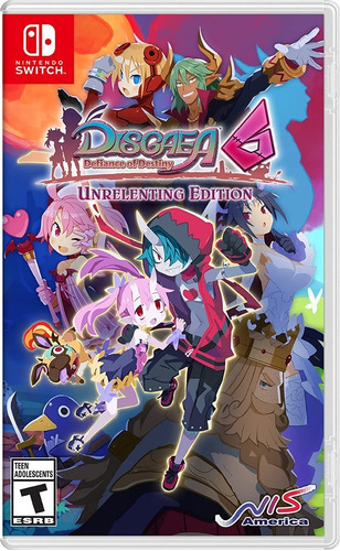 Disgaea 6 Unrelenting Edition Nuevo Sellado Para Switch Ya