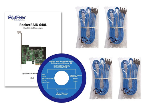 Highpoint Rocketraid 640l Interno 4 Puertos Sata Pci-express