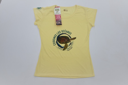 Imagen 1 de 1 de Remera Mujer Modal Del T S Al Xxl Mundo Marino