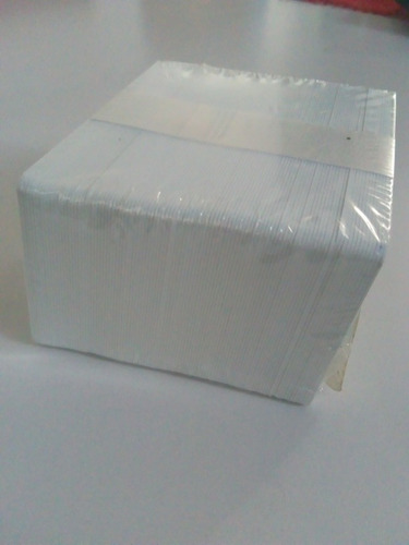 Tarjetas Pvc Blancas Para Carnet Marca Zebra