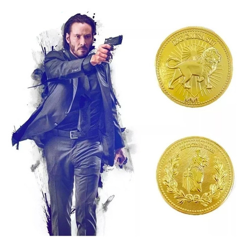 Pack 2 Monedas John Wick Hotel Continental Gold, Colección