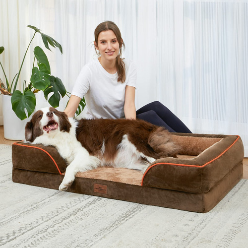 Descanso Perfecto Cama Ortopédica Impermeable Para Perros Ju