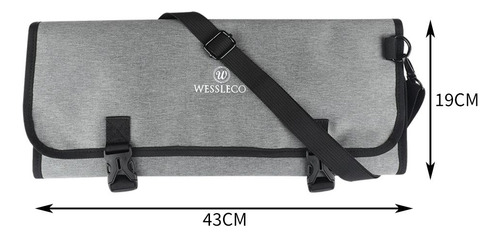 2 Cuchillo De Chef Rollo Bolsa Porta Cubiertos Portátil