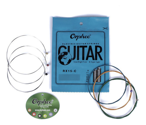 Cuerdas Orphee Rx15-c Para Guitarra Eléctrica 9/42