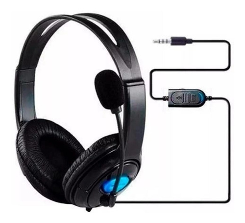 Headset Fone De Ouvido Com Microfone Compatível Ps4 Xbox One