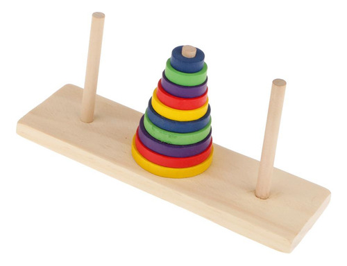 10 Pedazos Torre Rompecabezas De De Juguete Multiolor Para
