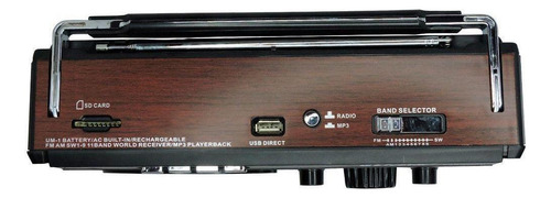 Rádio Retrô Cnn-686 Am Fm 3w Rms 4 Ohms