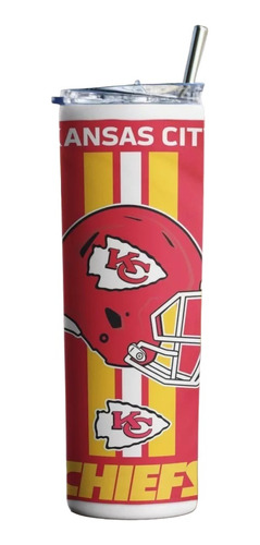 [ Termo Tumbler 20 Oz.] Kansas City Chiefs_3 Nfl