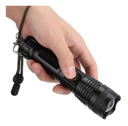 Linterna Tactica Led P50 Recargable Usb Zoom