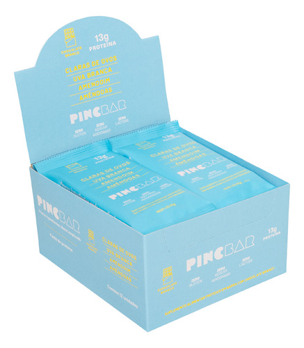 Pinc Barra de Proteína Chocolate Branco cx 12 unidades