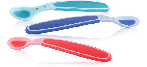 Cucharas Para Bebe Alimentacion 3 Pzs Nuby 6m
