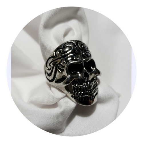 Anillo Calavera Mexicano De Acero Quirurgico Ofertaaaa