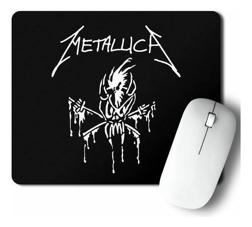 Mouse Pad Metallica Craneo (d1625 Boleto.store)