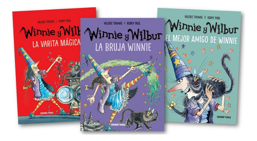 * Combo 3 Libros Bruja Winnie Y Wilbur * Bolsa De Regalo 