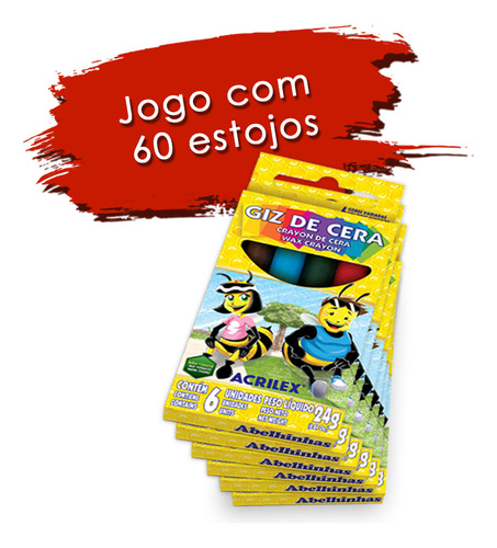 Gizes de cera Coreles Giz de Cera x 60 u-