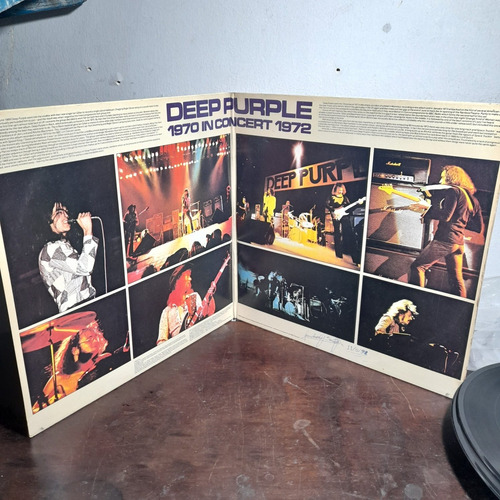Imagem 3 de 9 de Vinil Lp Deep Pourple In Concert Álbum Duplo Capa Dupla