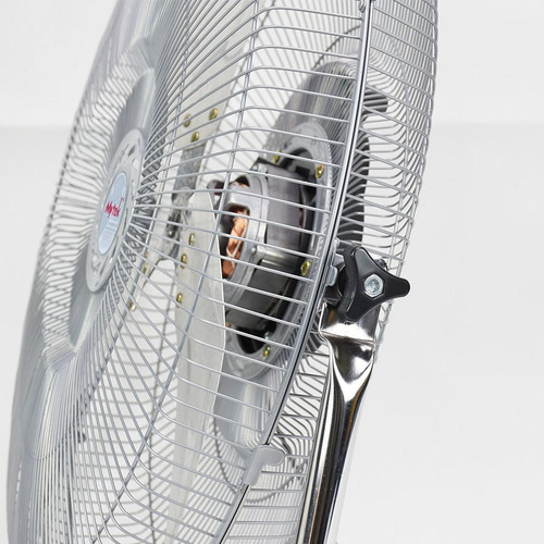 Ventilador De Mesa Y Pared Mytek 3347 Plateado 3 Aspas 16