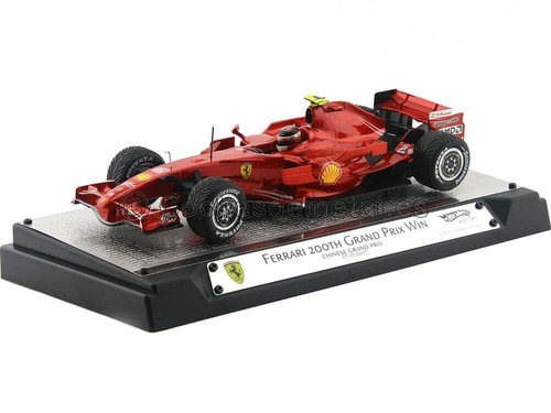 F1 Ferrari F-2007 Kimmi Raikkonen 200 Gp Wins Ferrari 1:18