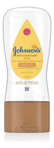 Óleo De Bebê Em Gel Hidratante Johnson's Com Manteiga De Kar