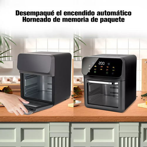 Freidora De Aire Digital Multifuncional Air Fryer 10l,negro