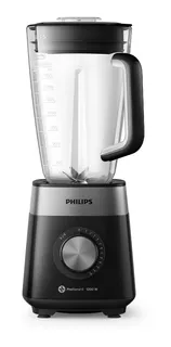 Licuadora Philips Serie 5000 HR2242 3 L negra con jarra de tritan 220V