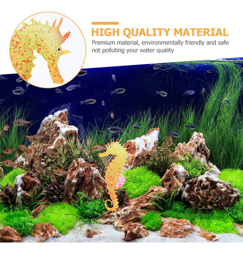 Accesorios Para Tanques Simulation Hippocampus Luminous, 2 U