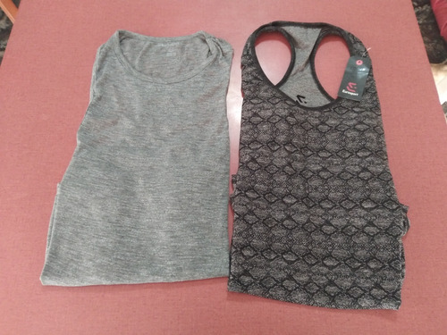 Lote X 2 Musculosa De Mujer Eurosport Gris L