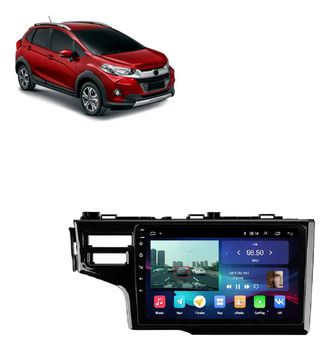 Central Multimídia Android Honda Wr-v 2017-22 Carplay 4/64gb